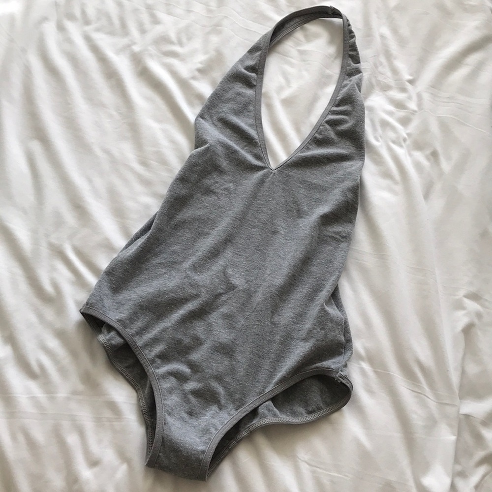 American Apparel Halter One-Piece Leotard